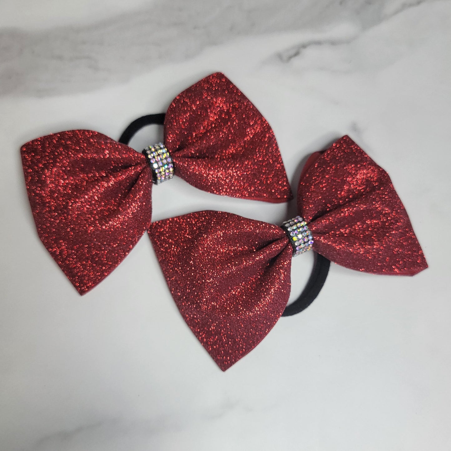 Red Glitter Mini Bow