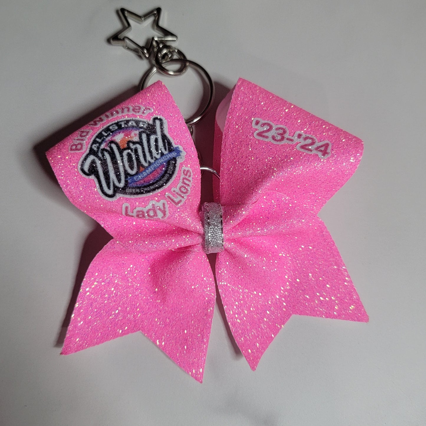 Bid Winner Keychain Bow