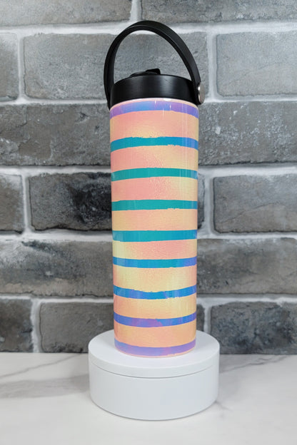 Striped Water Bottle