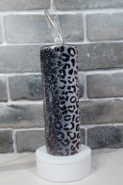 Grey Animal Print 20oz Tumbler