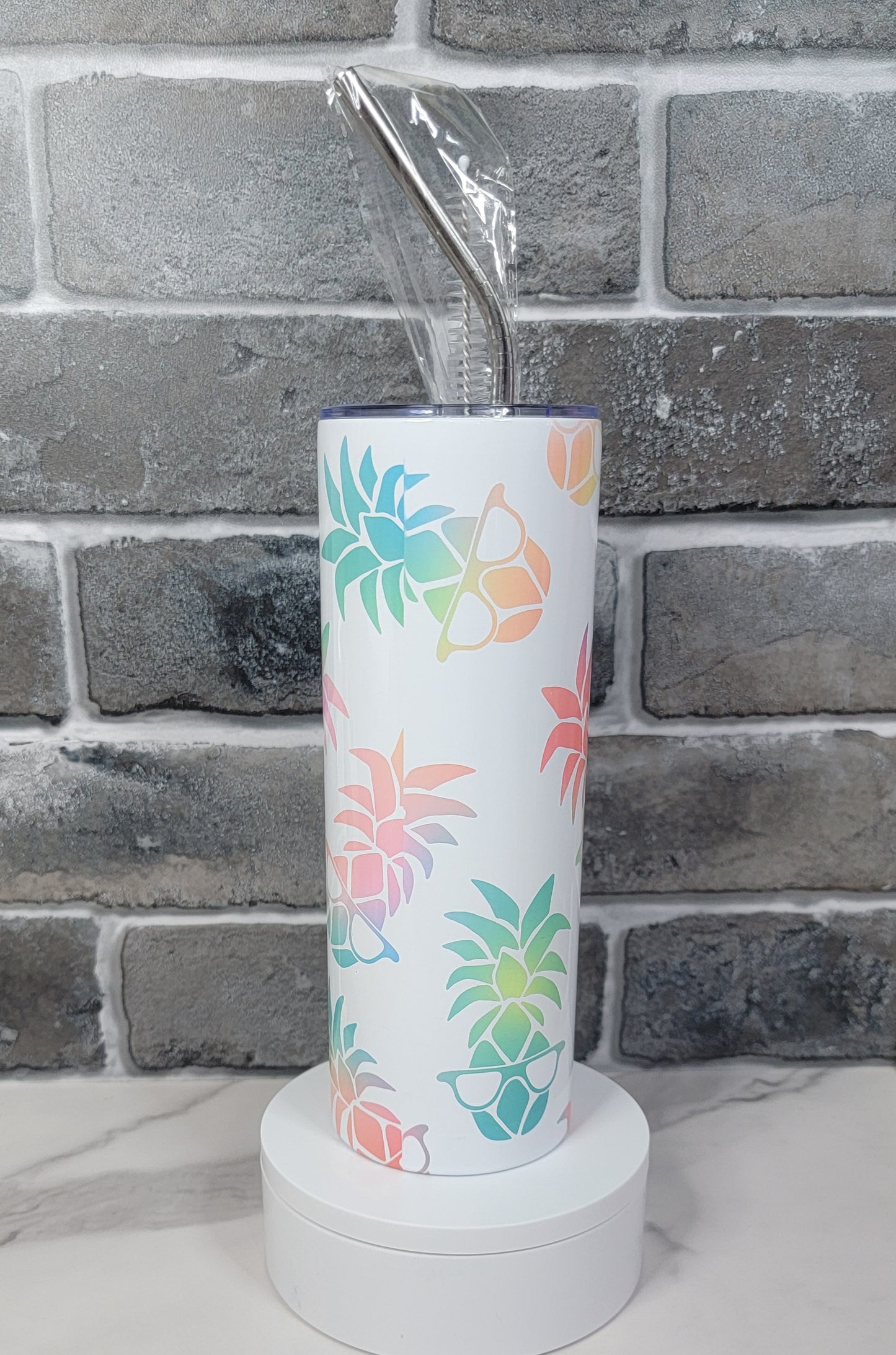 White Pineapple 20oz Tumbler