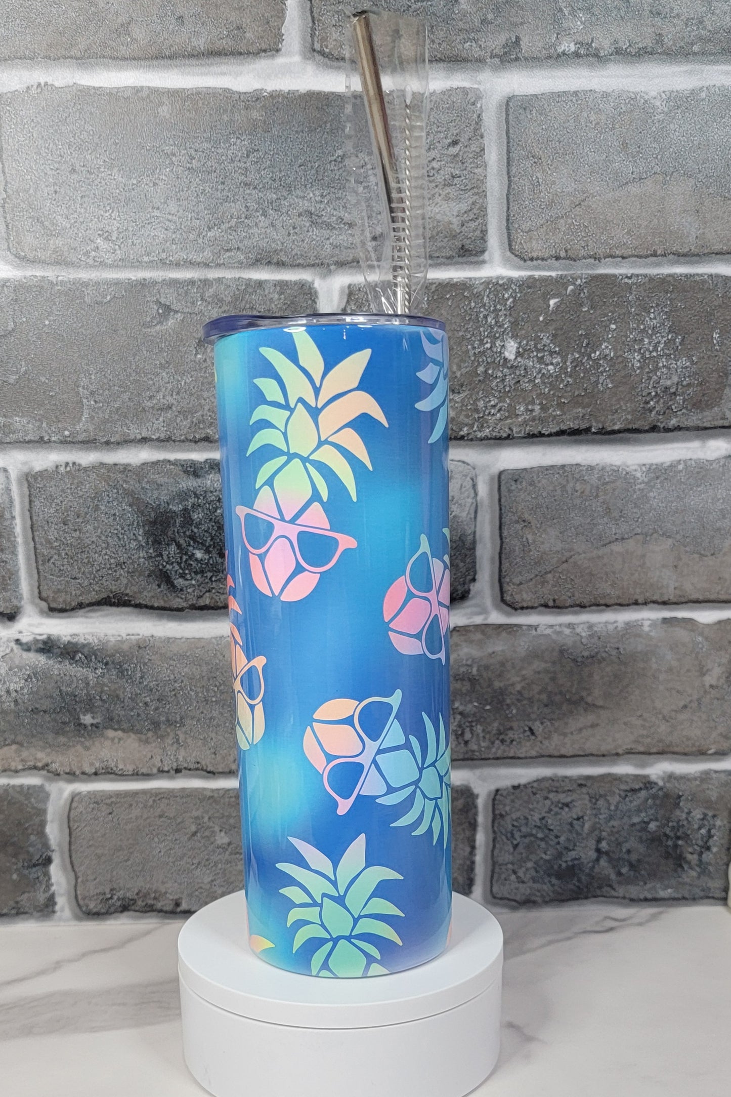 Blue Pineapple 20oz Tumbler