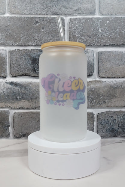 Cheerleader Glass Cup