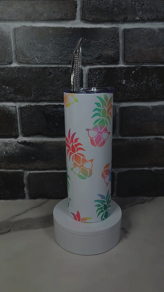 White Pineapple 20oz Tumbler