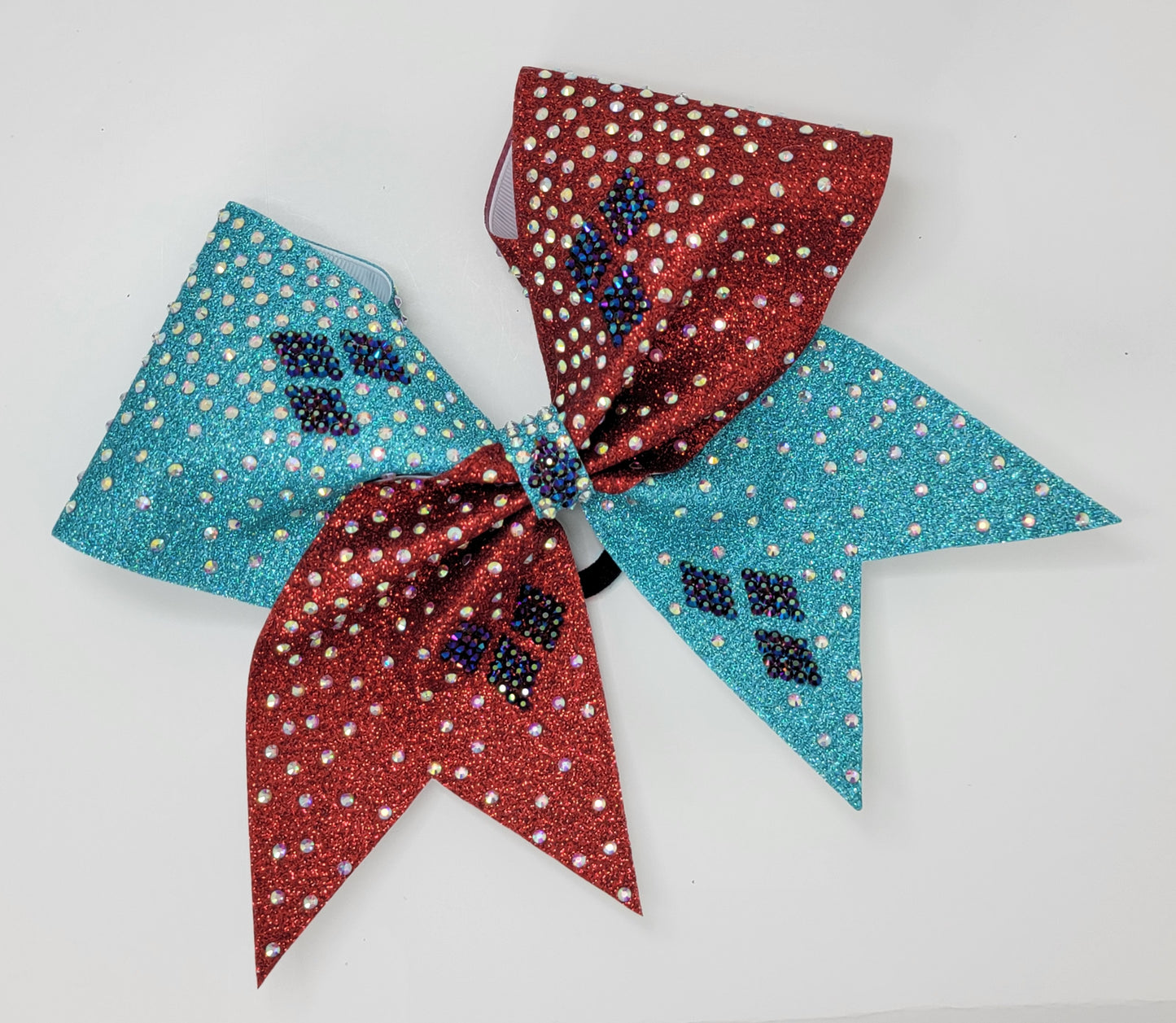 Diamond Design Cheer Bow