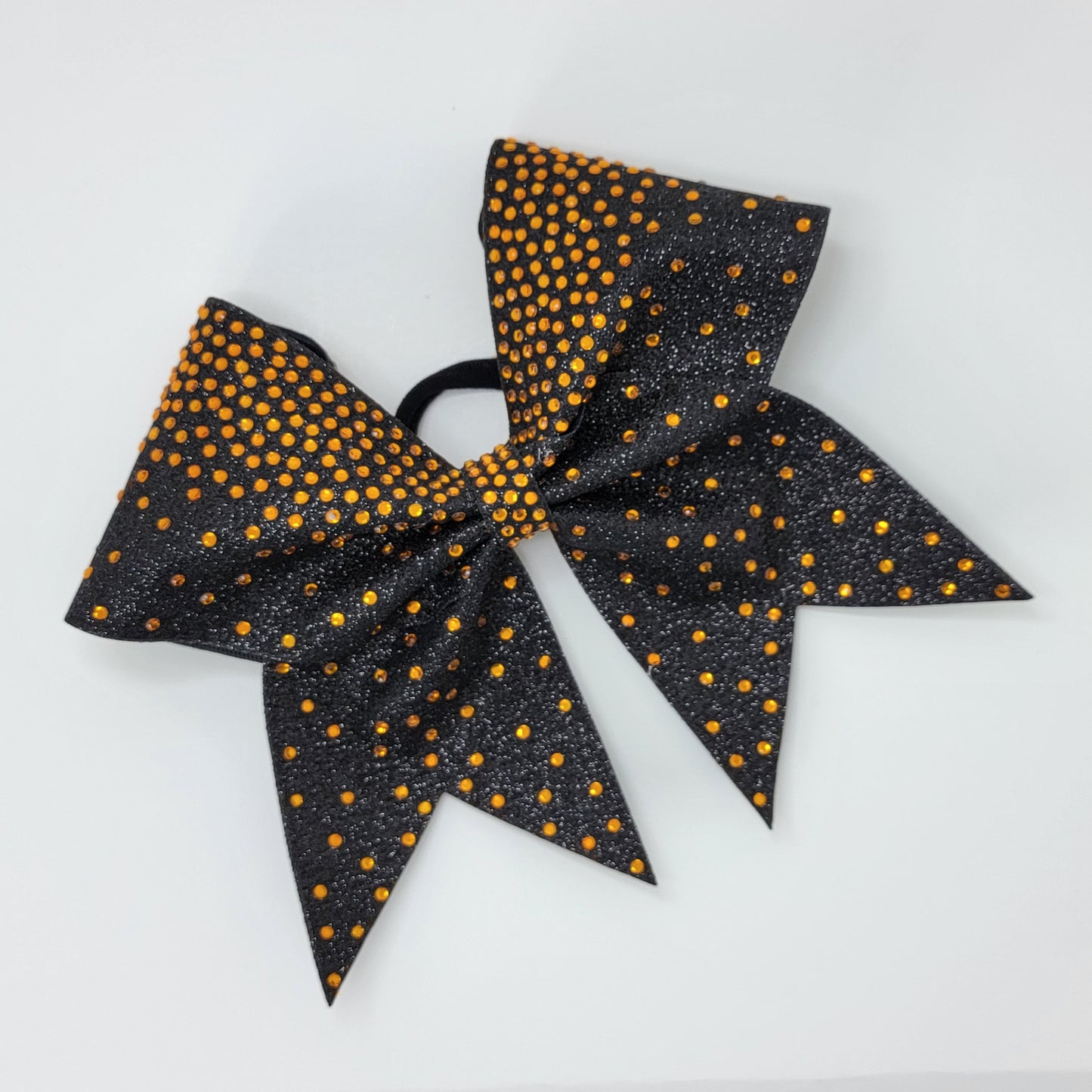 Rainfall Cheer Bow - Black w/orange