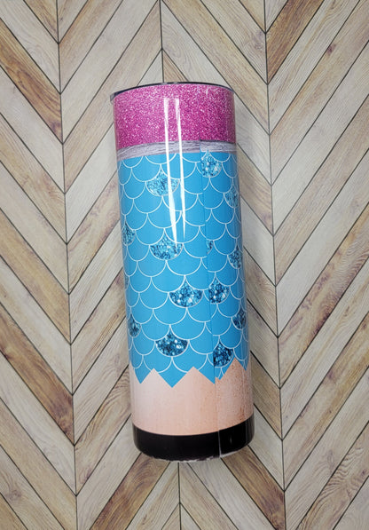 Mermaid Pencil Tumbler